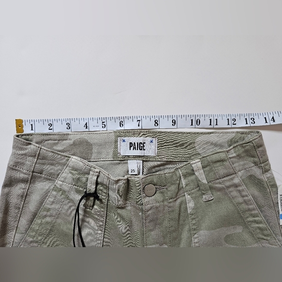 Nwt Paige Mayslie 25 Camo Straight Leg Pants Utility - Picture 7 of 11